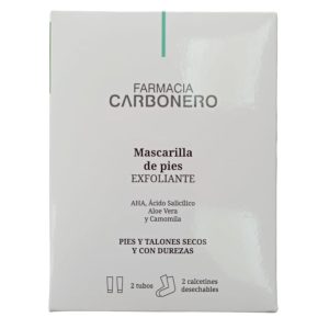 Calcetines exfoliantes de marca Carbonero