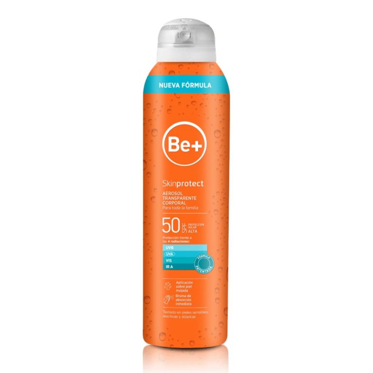 Be+ skinprotect aerosol transparente SPF50 200ml